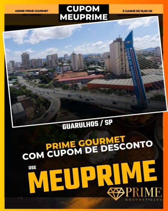 prime gourmet guarulhos cupom meuprime