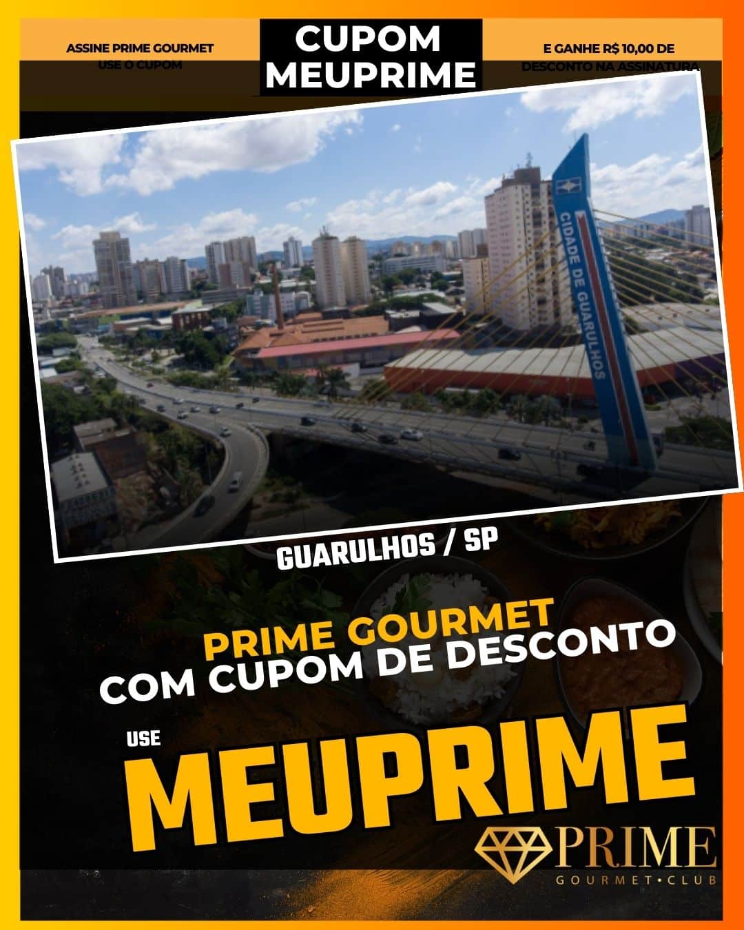 prime gourmet guarulhos cupom meuprime