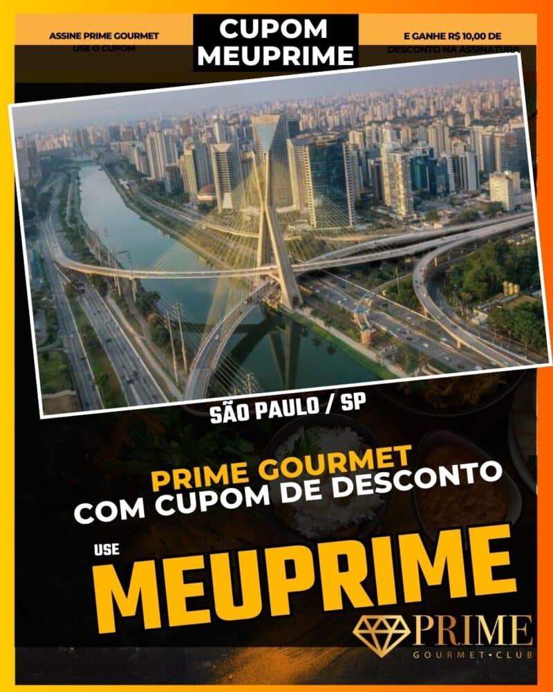 prime gourmet são paulo sp cupom meuprime
