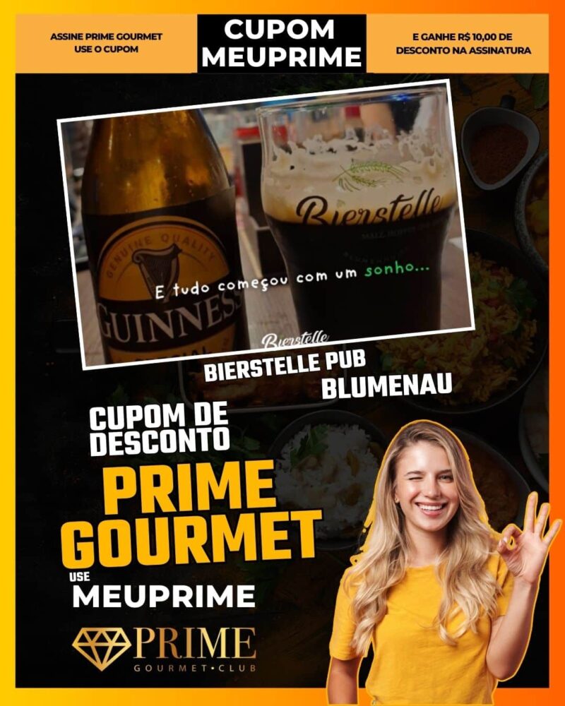 cupom desconto prime gourmet use meu prime blumenau bierstelle pub