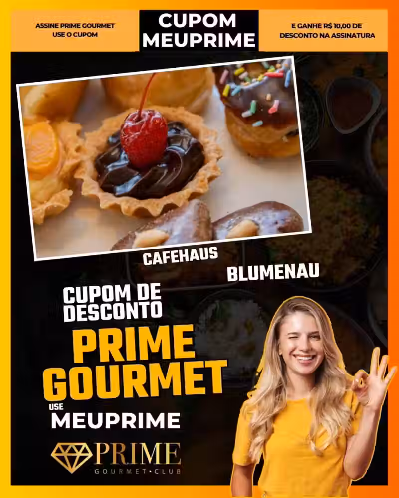 cupom desconto prime gourmet use meu prime blumenau cafehaus