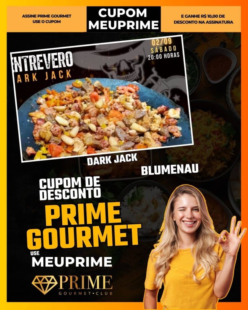 cupom desconto prime gourmet use meu prime blumenau dark jack