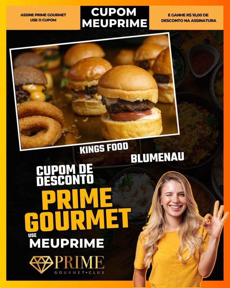 cupom desconto prime gourmet use meu prime blumenau kings food