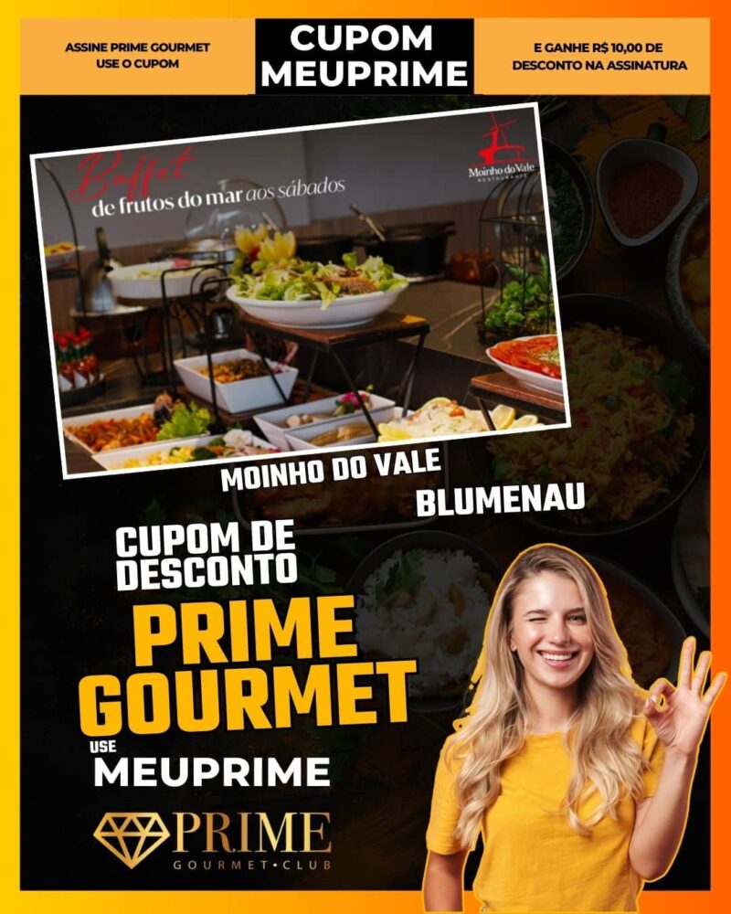 cupom desconto prime gourmet use meu prime blumenau moinho do vale