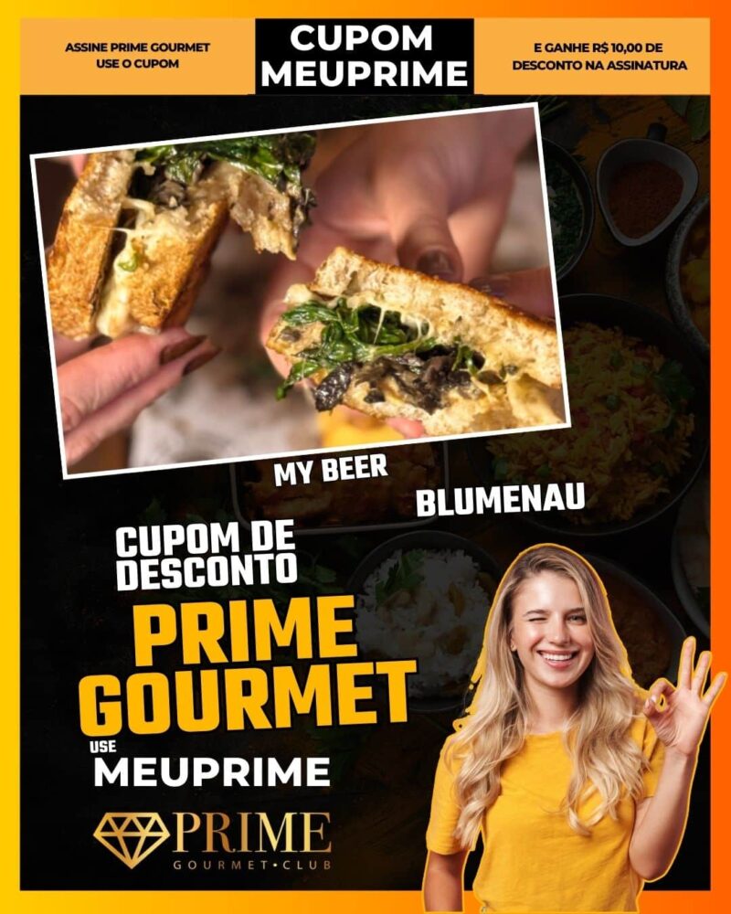 cupom desconto prime gourmet use meu prime blumenau my beer