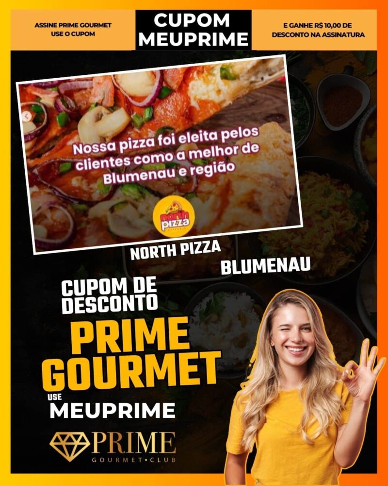cupom desconto prime gourmet use meu prime blumenau north pizza