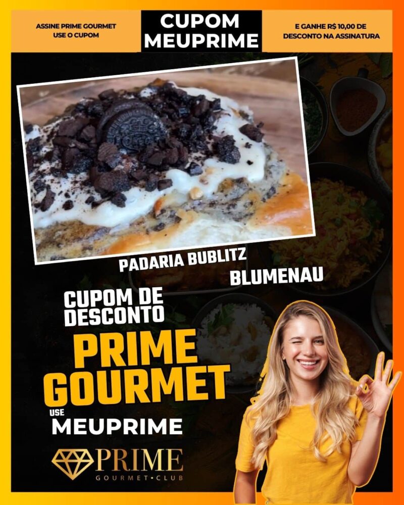 cupom desconto prime gourmet use meu prime blumenau padaria bublitz