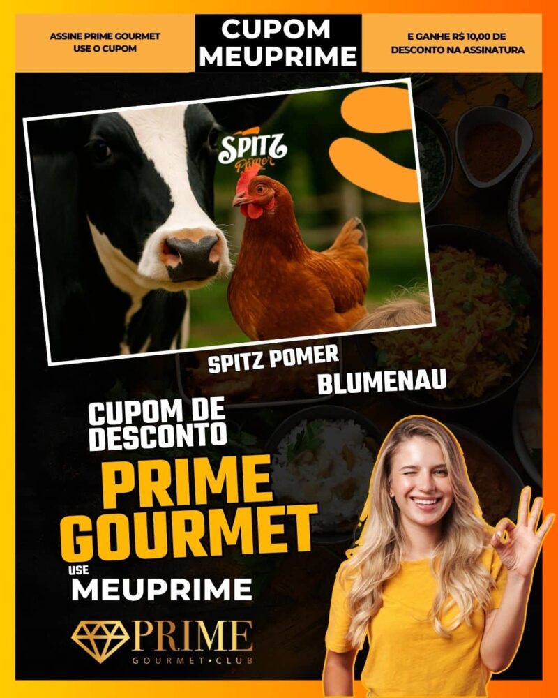 cupom desconto prime gourmet use meu prime blumenau spitz pomer