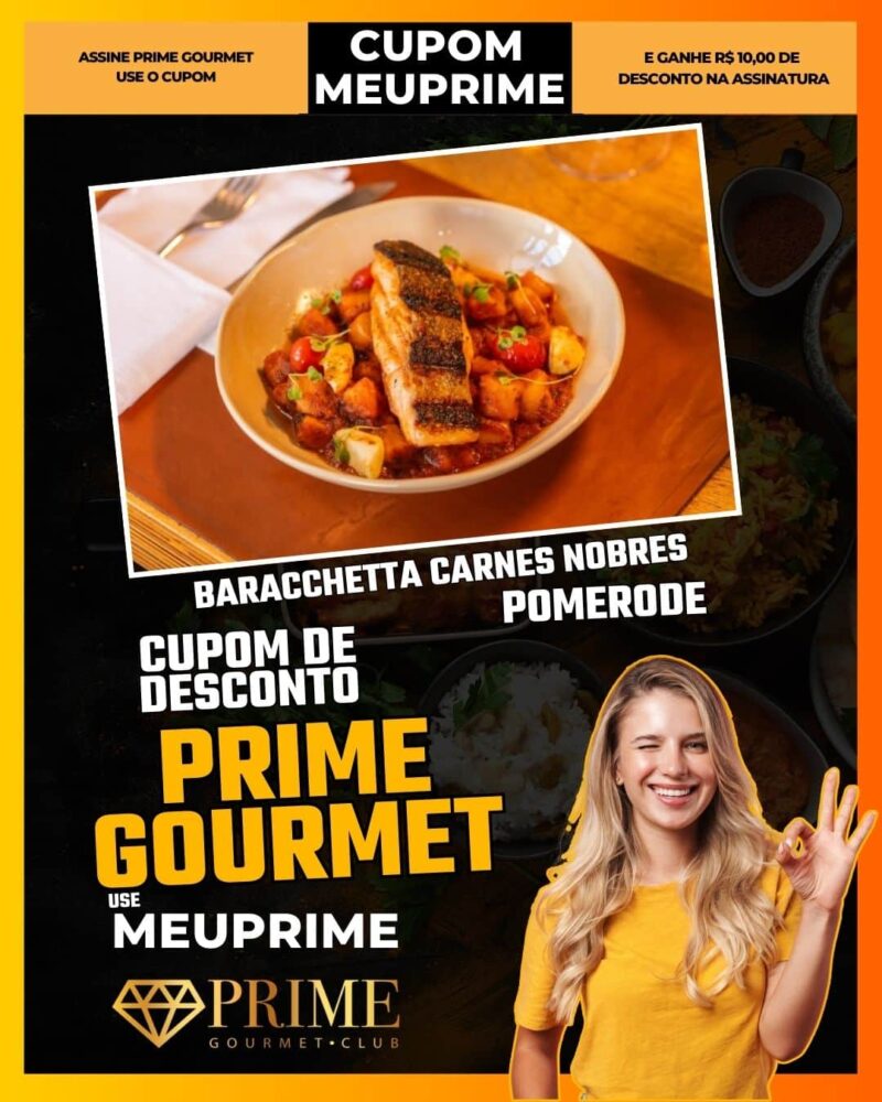 cupom desconto prime gourmet use meu prime pomerode baracchetta carnes nobres