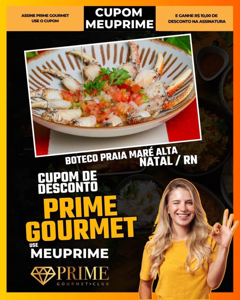 cupom desconto prime gourmet use meu prime natal boteco praia maré alta