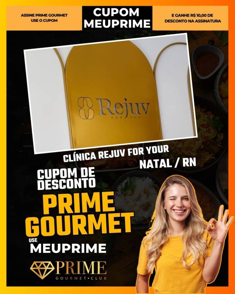cupom desconto prime gourmet use meu prime natal clínica rejuv for your
