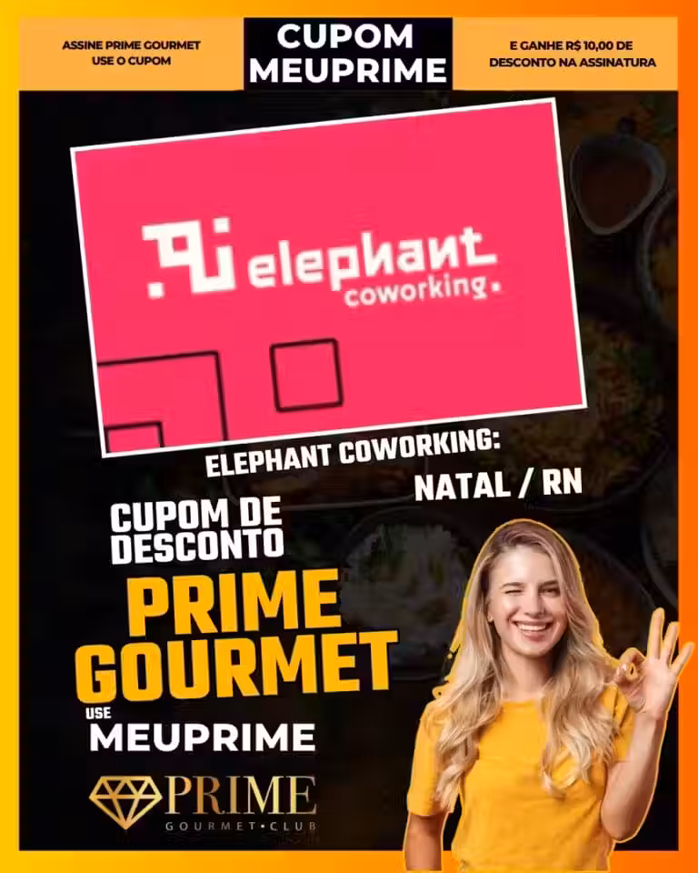 coworking em natal,elephant coworking,escritório compartilhado natal,trabalhar remotamente em natal,sala de reunião natal,prime gourmet natal,espaço de trabalho colaborativo,networking natal