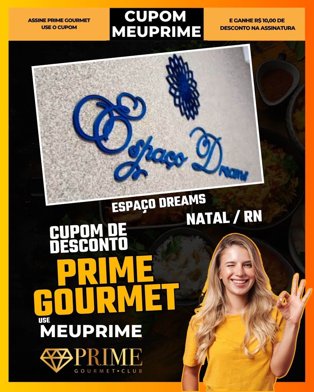 cupom desconto prime gourmet use meu prime natal espaço dreams
