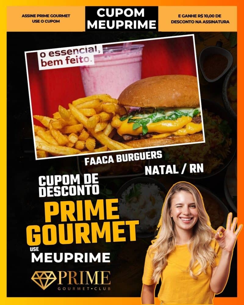 cupom desconto prime gourmet use meu prime natal faaca burguers
