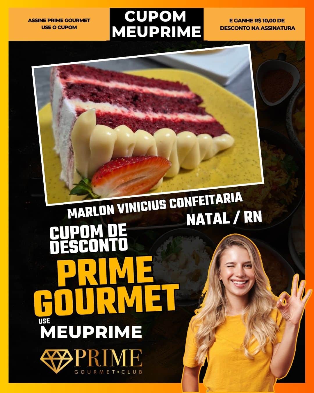 cupom desconto prime gourmet use meu prime natal marlon vinicius confeitaria