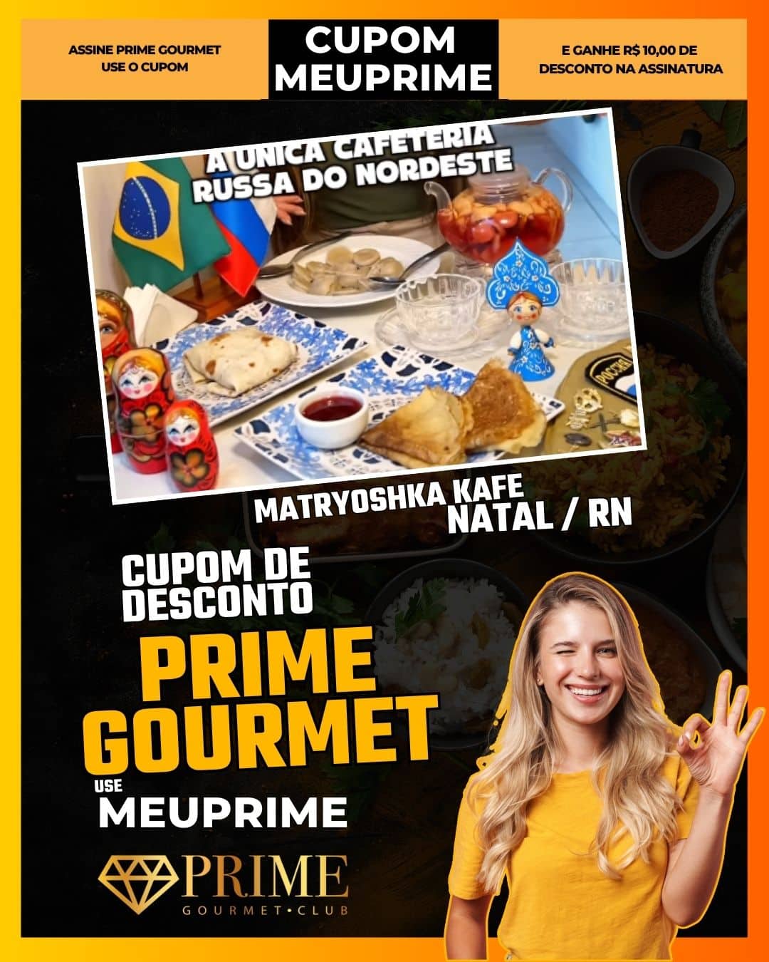 cupom desconto prime gourmet use meu prime natal matryoshka kafe