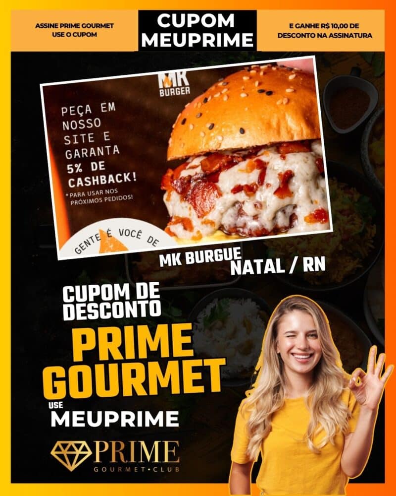cupom desconto prime gourmet use meu prime natal mk burgue