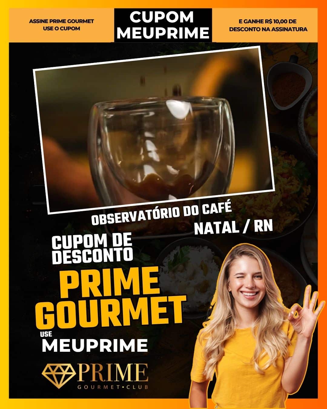 cupom desconto prime gourmet use meu prime natal observatório do café