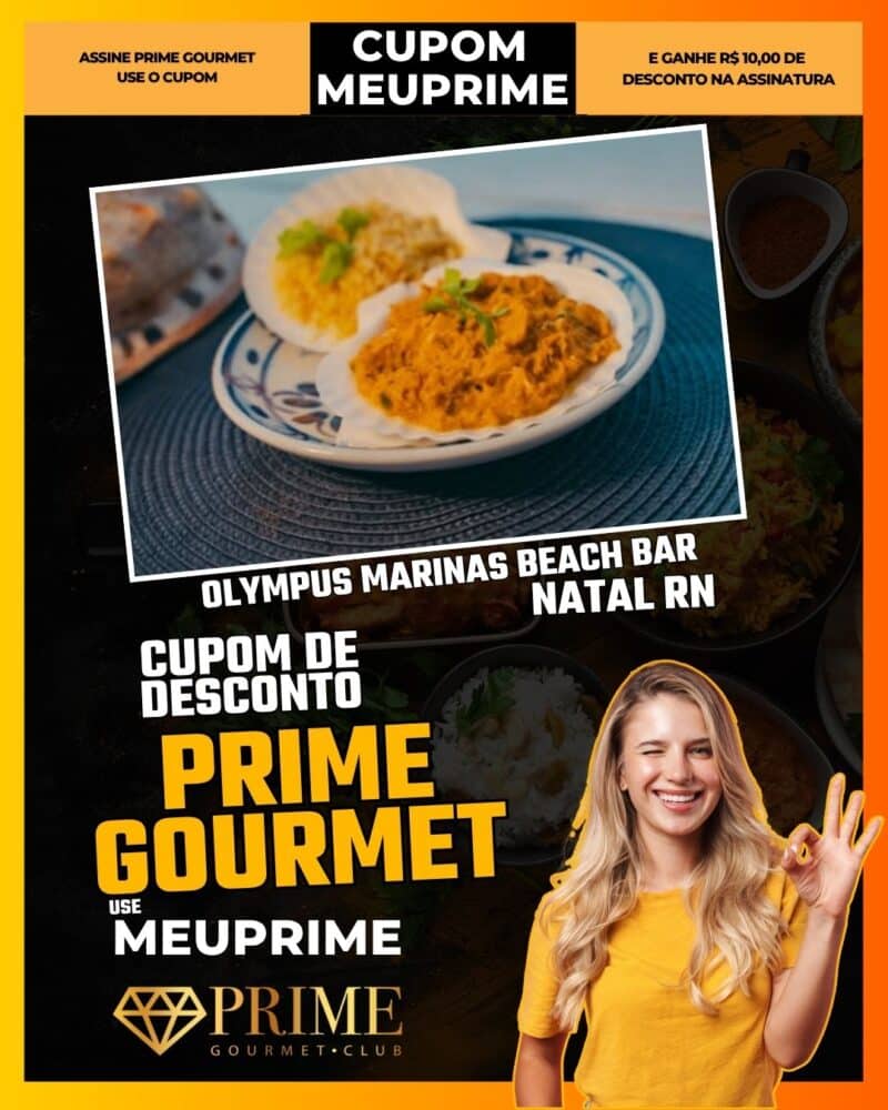 cupom desconto prime gourmet use meu prime natal olympus marinas beach bar