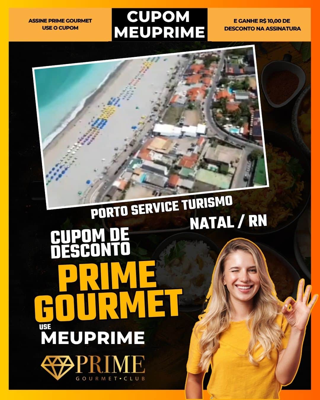 cupom desconto prime gourmet use meu prime natal porto service turismo