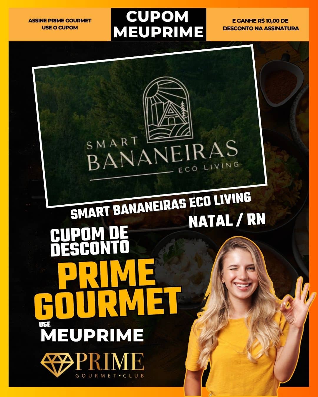 cupom desconto prime gourmet use meu prime natal smart bananeiras eco living