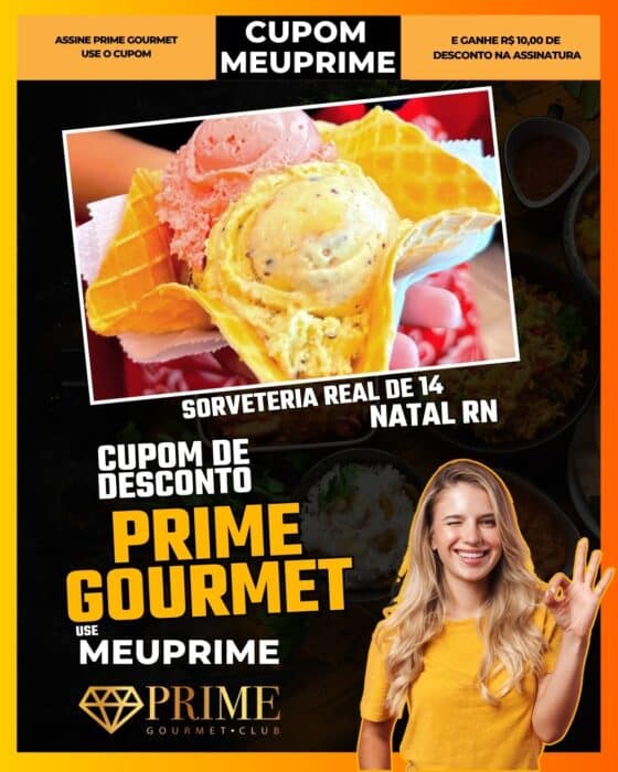 cupom desconto prime gourmet use meu prime natal sorveteria real de 14