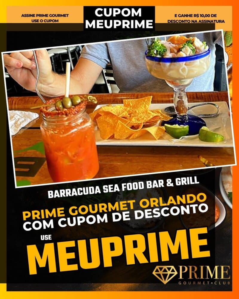 prime gourmet orlando cupom meuprime barracuda sea food bar & grill