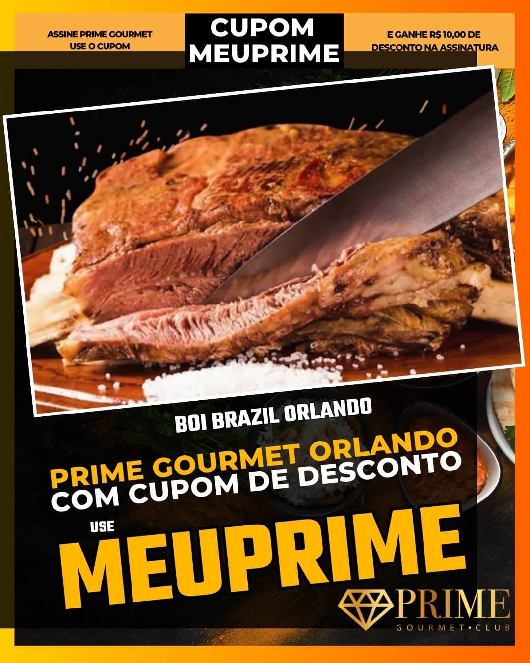 prime gourmet orlando cupom meuprime boi brazil orlando