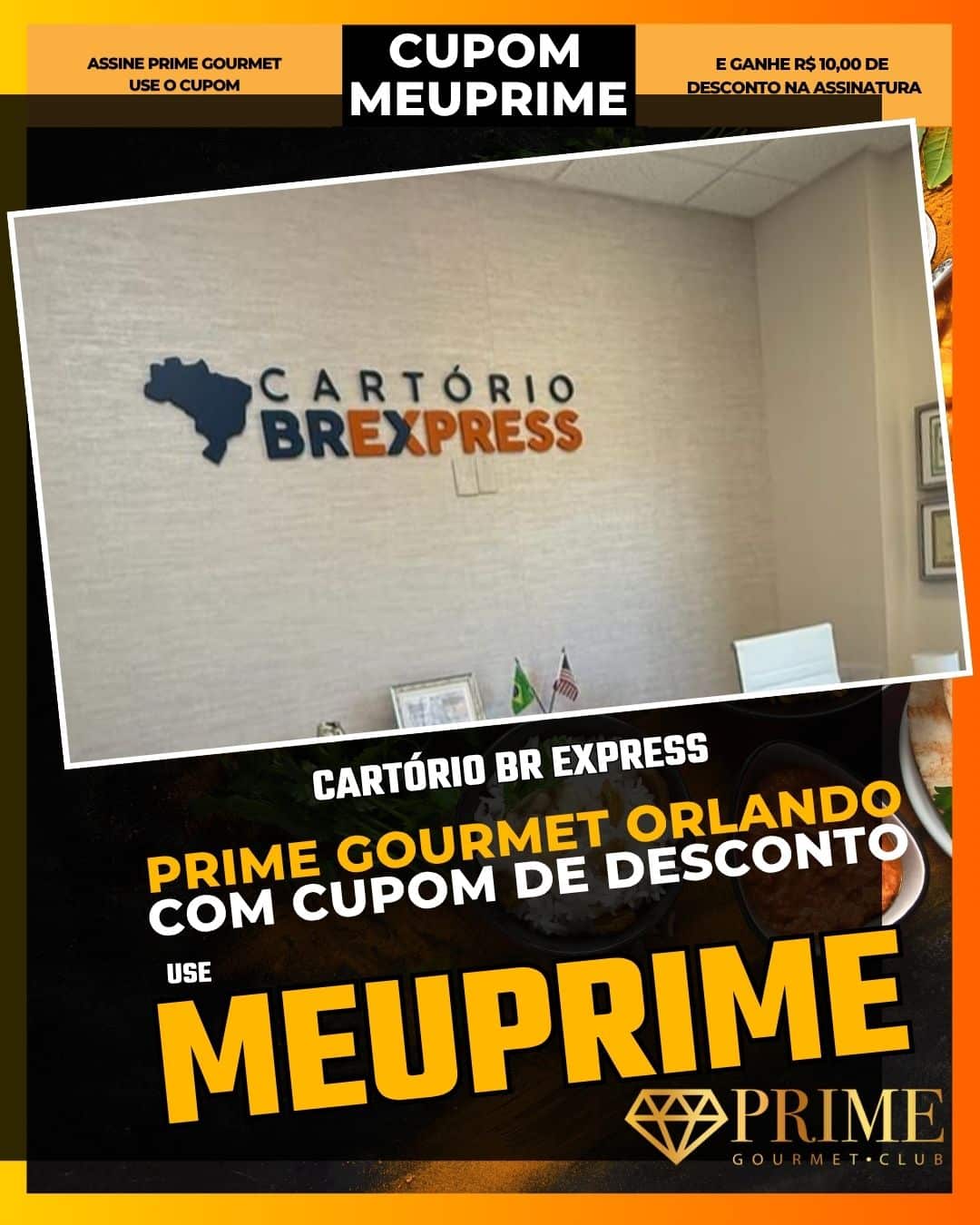 prime gourmet orlando cupom meuprime cartÓrio br express