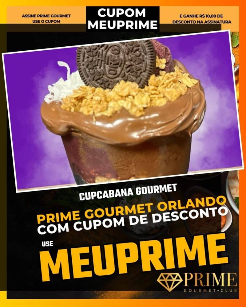 prime gourmet orlando cupom meuprime cupcabana gourmet