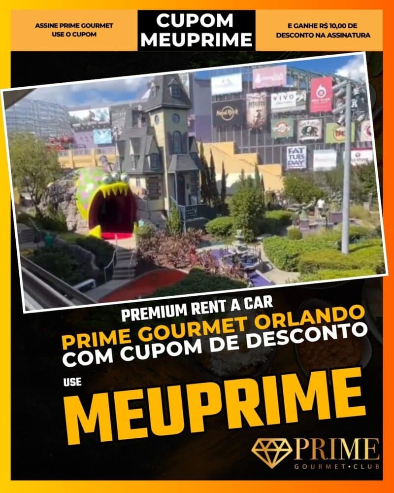 prime gourmet orlando cupom meuprime premium rent a car