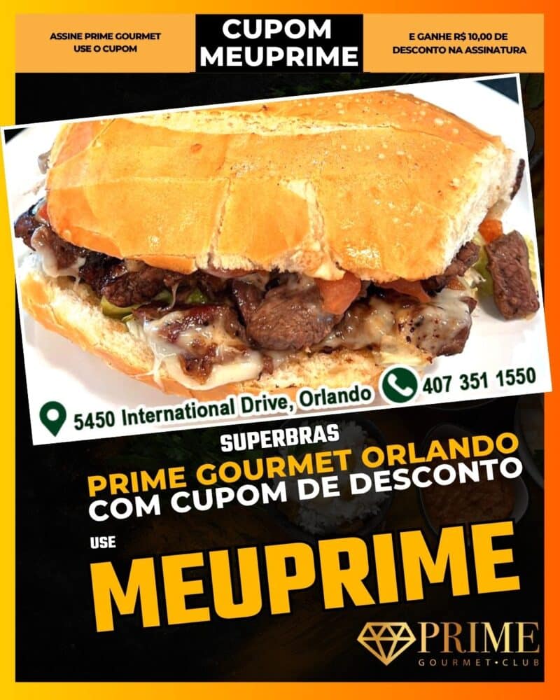 prime gourmet orlando cupom meuprime superbras