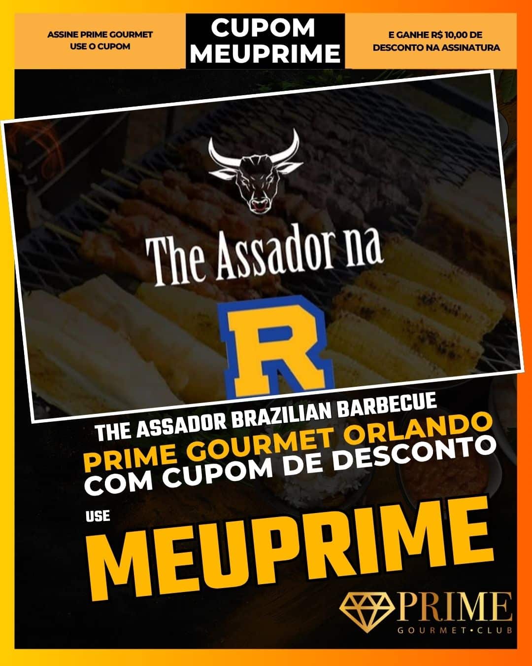 prime gourmet orlando cupom meuprime the assador brazilian barbecue