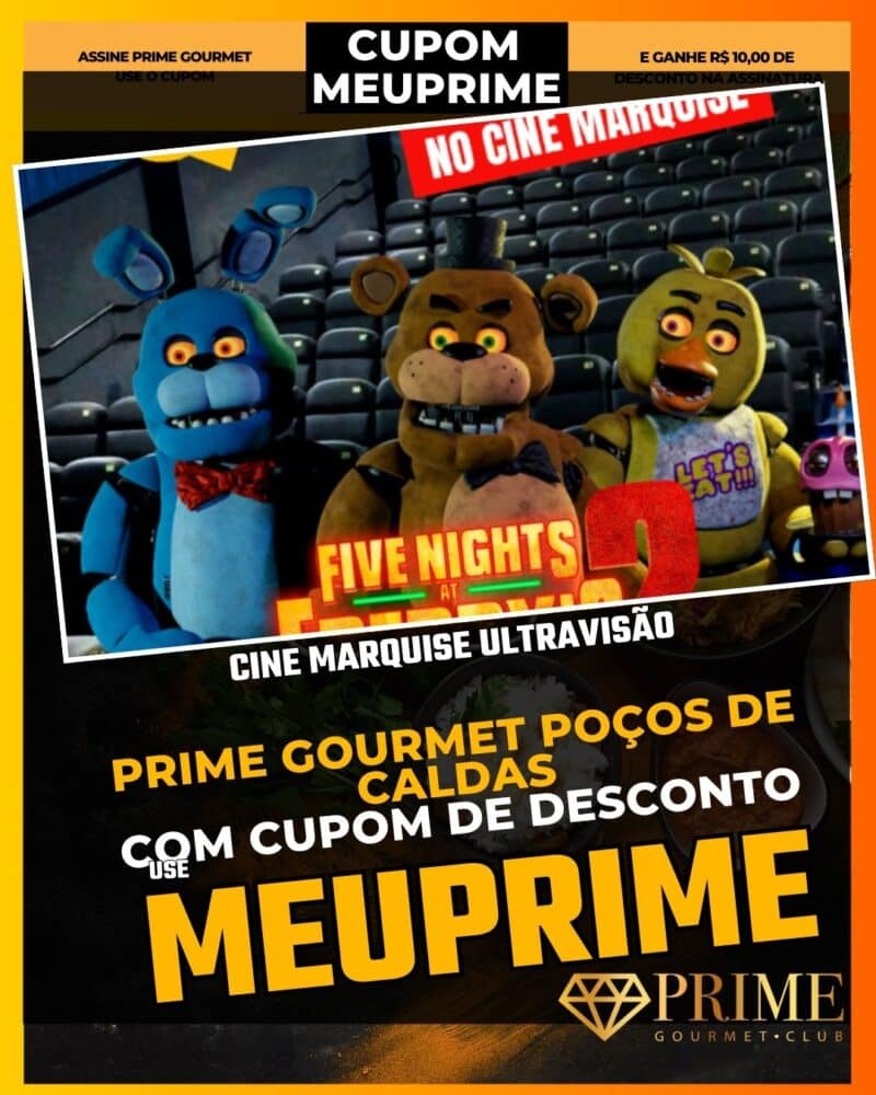 prime gourmet poçodecaldas cupom meuprime cine marquise ultravisão