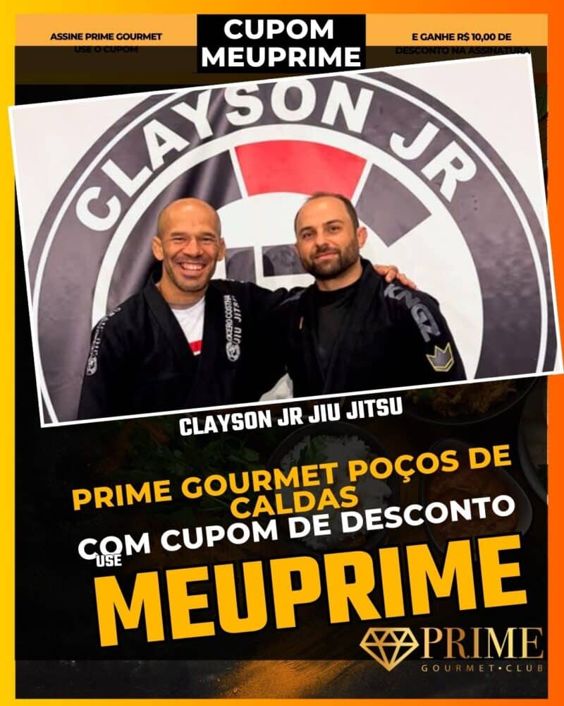 prime gourmet poçodecaldas cupom meuprime clayson jr jiu jitsu