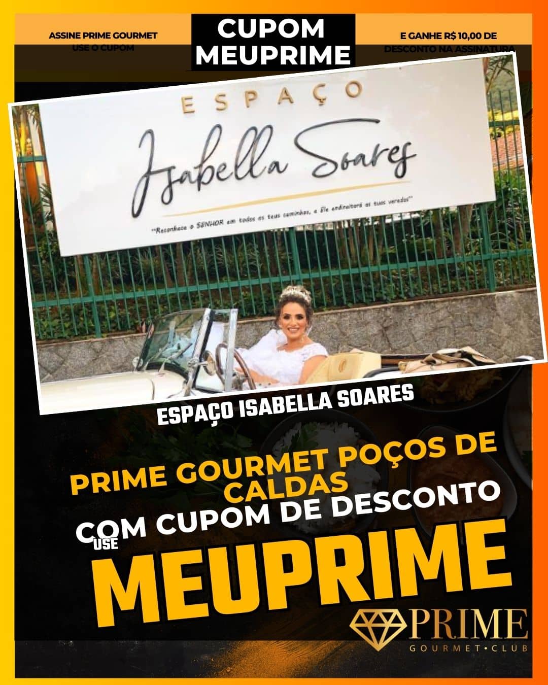 prime gourmet poçodecaldas cupom meuprime espaço isabella soares