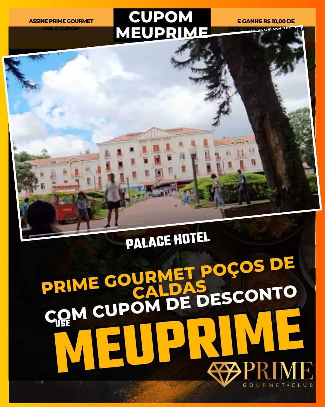 prime gourmet poçodecaldas cupom meuprime palace hotel