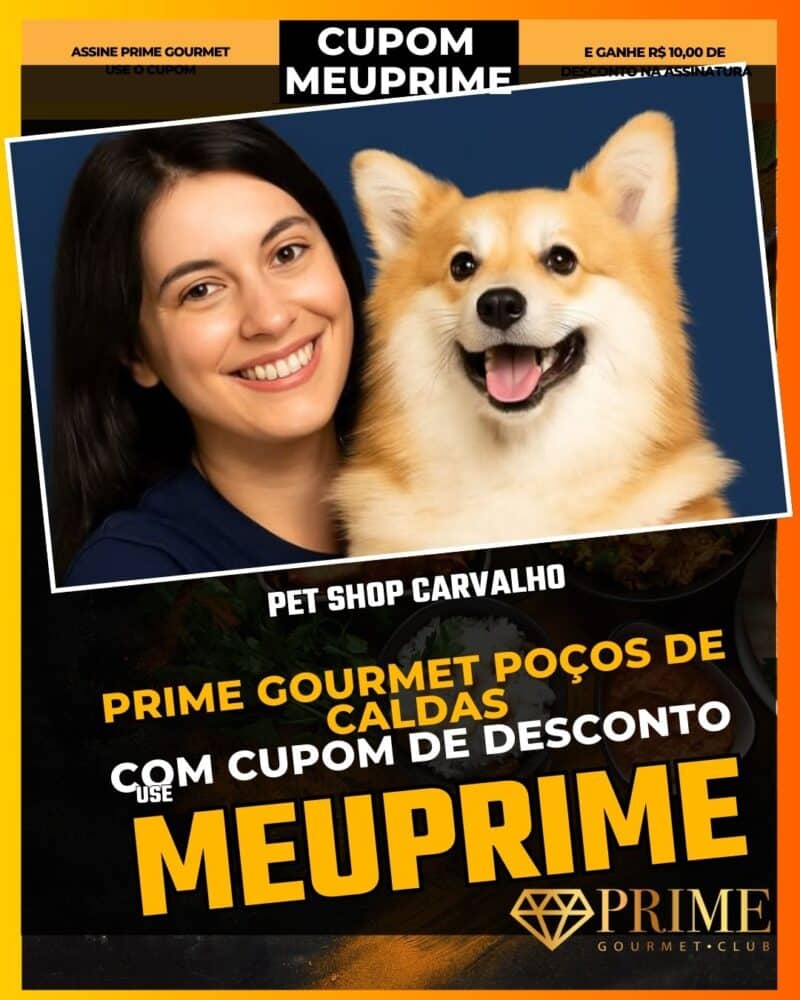 prime gourmet poçodecaldas cupom meuprime pet shop carvalho