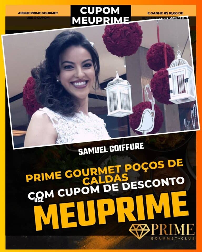 samuel coiffure poços de caldas,salao de beleza sofisticado poços de caldas,serviços premium poços de caldas,cupom desconto prime gourmet,maquiagem e penteado poços de caldas,requinte e exclusividade poços de caldas,luxo acessivel poços de caldas,prime gourmet poços de caldas