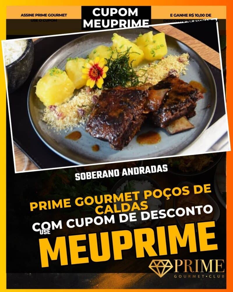 prime gourmet poçodecaldas cupom meuprime soberano andradas