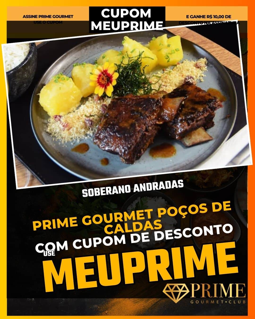 prime gourmet poçodecaldas cupom meuprime soberano andradas