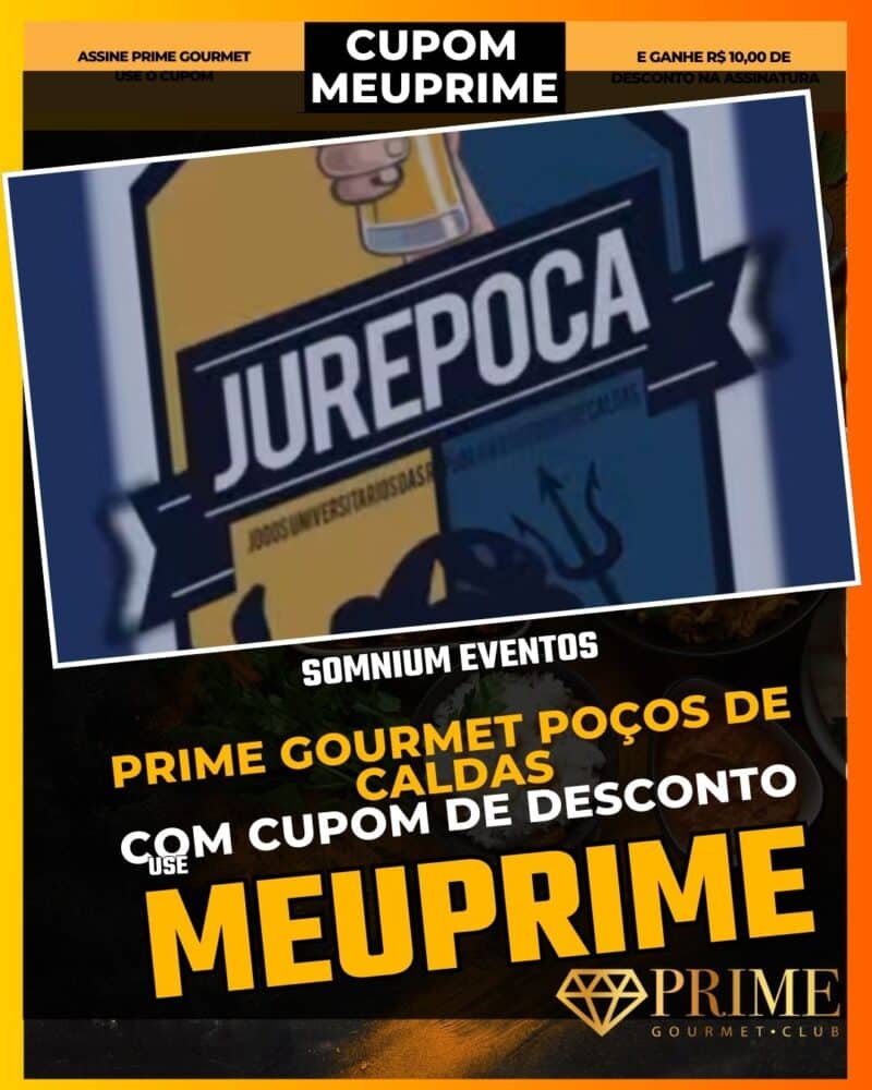 prime gourmet poçodecaldas cupom meuprime somnium eventos
