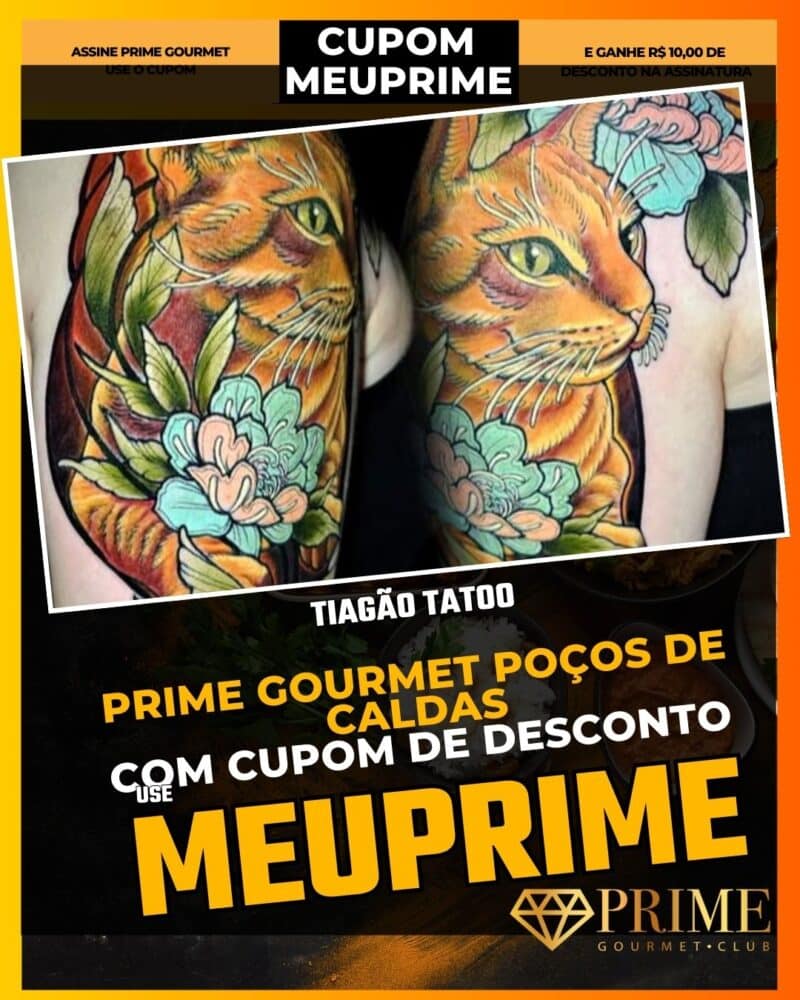 prime gourmet poçodecaldas cupom meuprime tiagão tatoo
