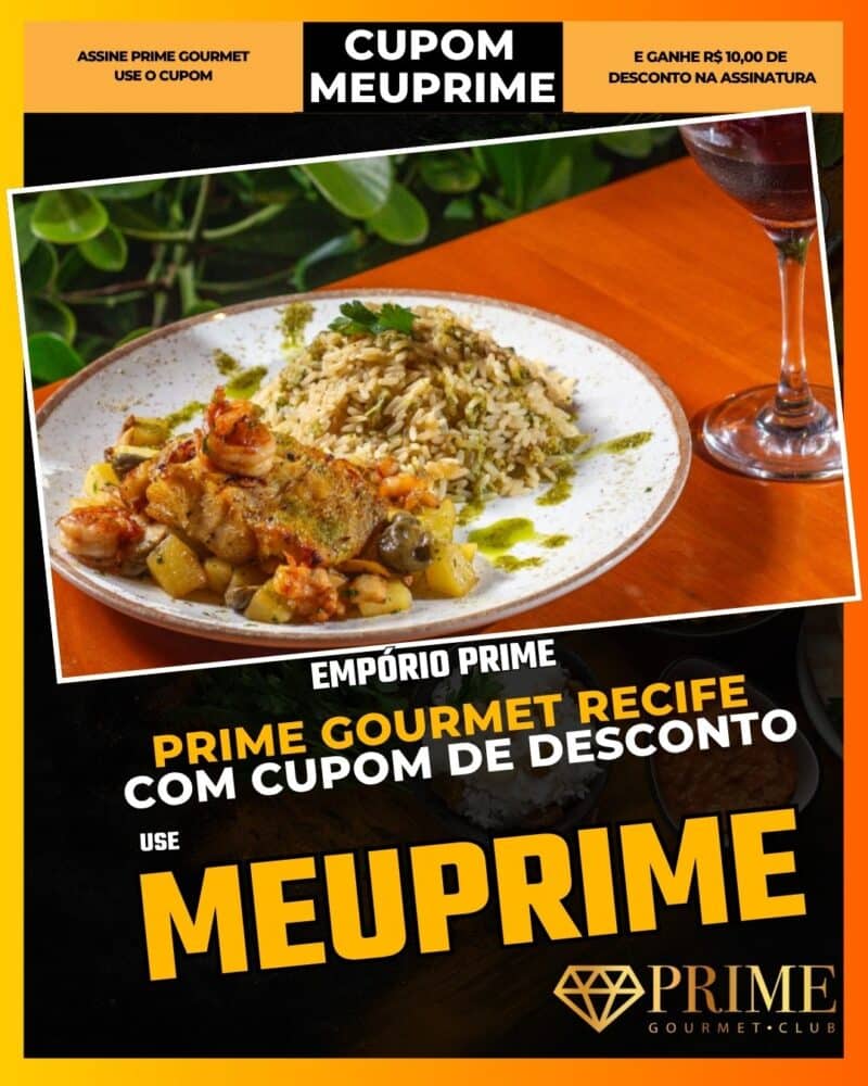 prime gourmet recife cupom meuprime empório prime