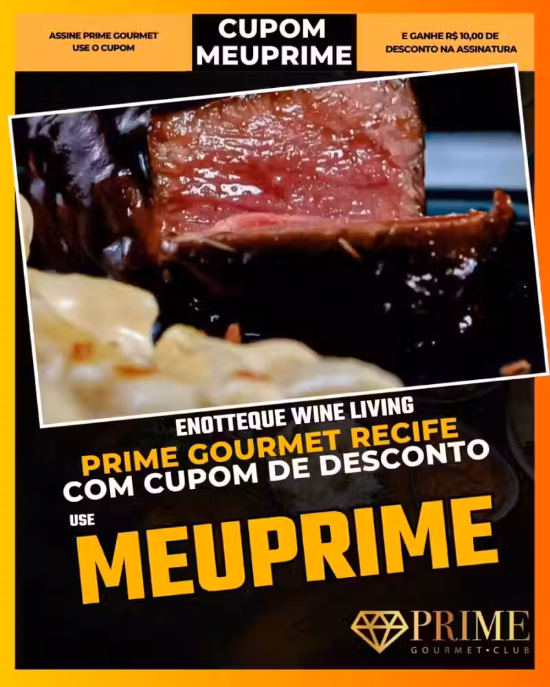 prime gourmet recife cupom meuprime enotteque wine living
