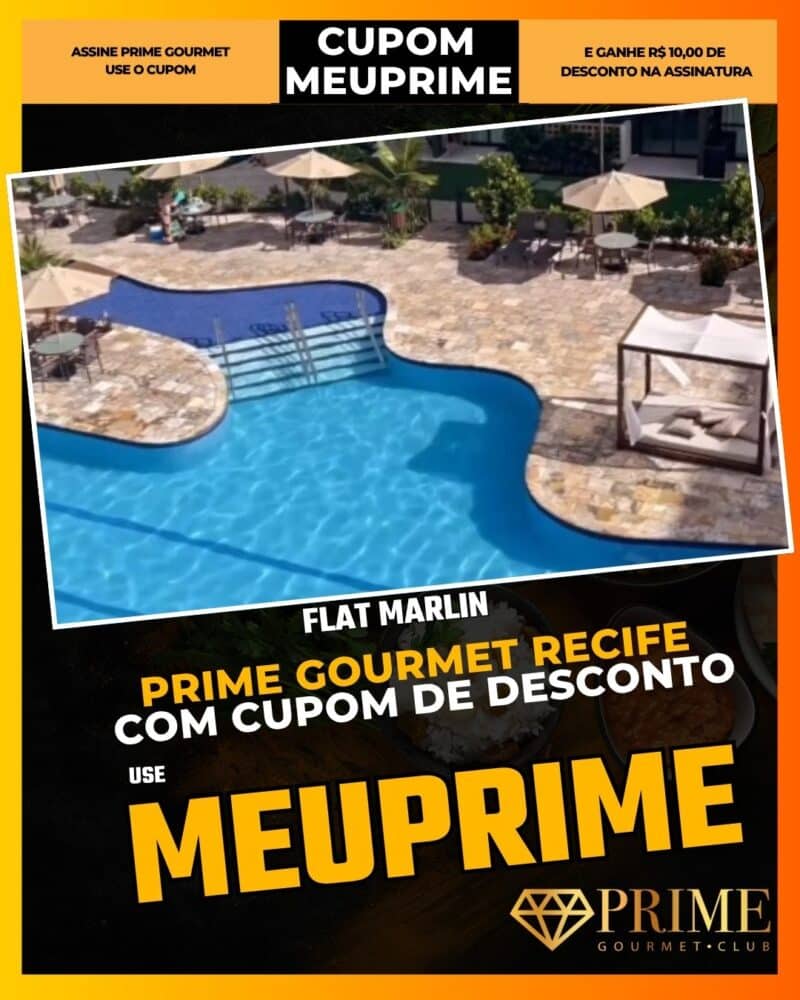 prime gourmet recife cupom meuprime flat marlin