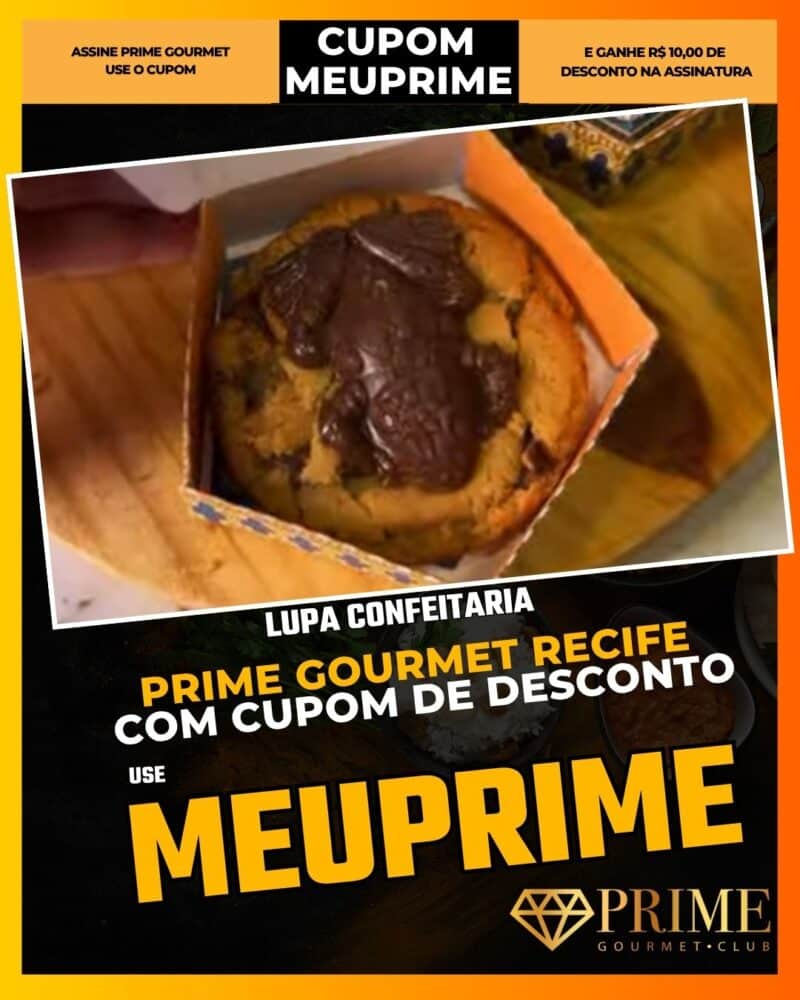 prime gourmet recife cupom meuprime lupa confeitaria