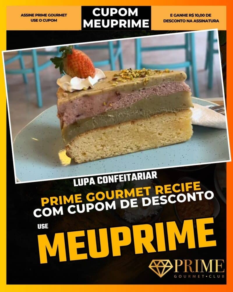 prime gourmet recife cupom meuprime lupa confeitaria