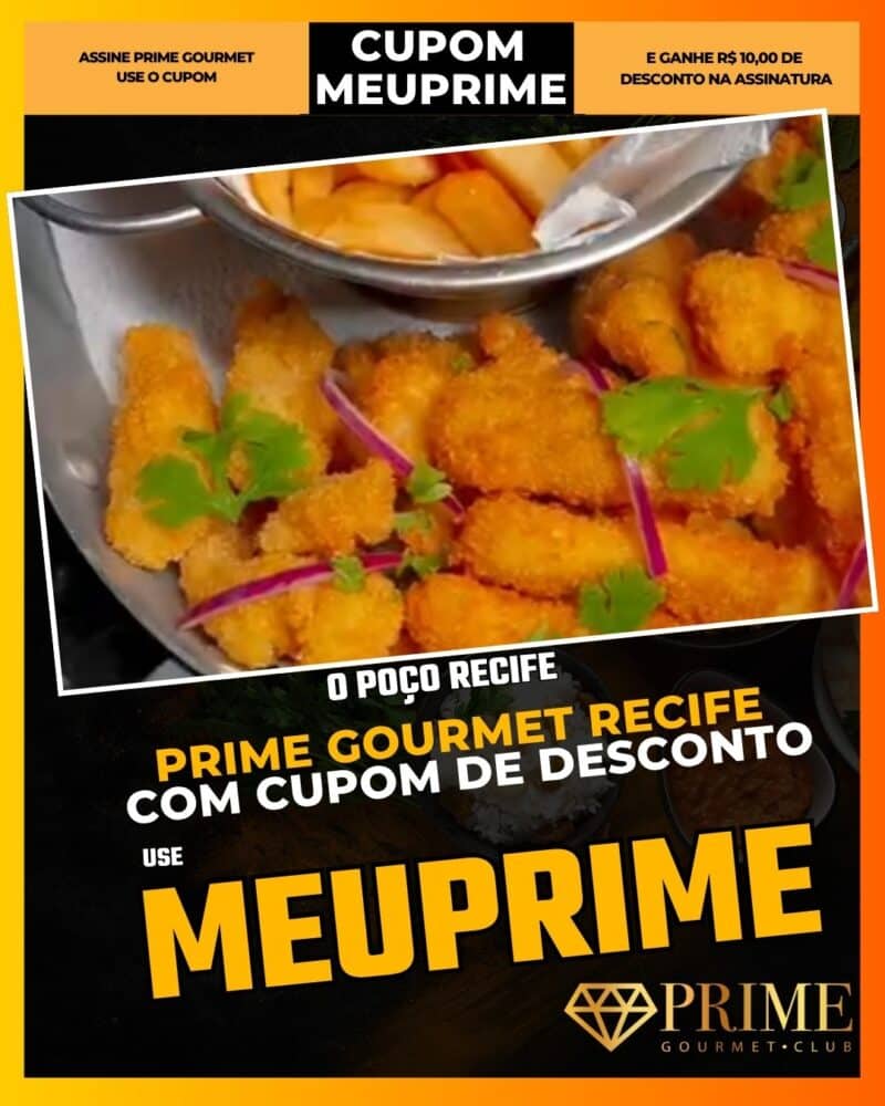 prime gourmet recife cupom meuprime o poço recife