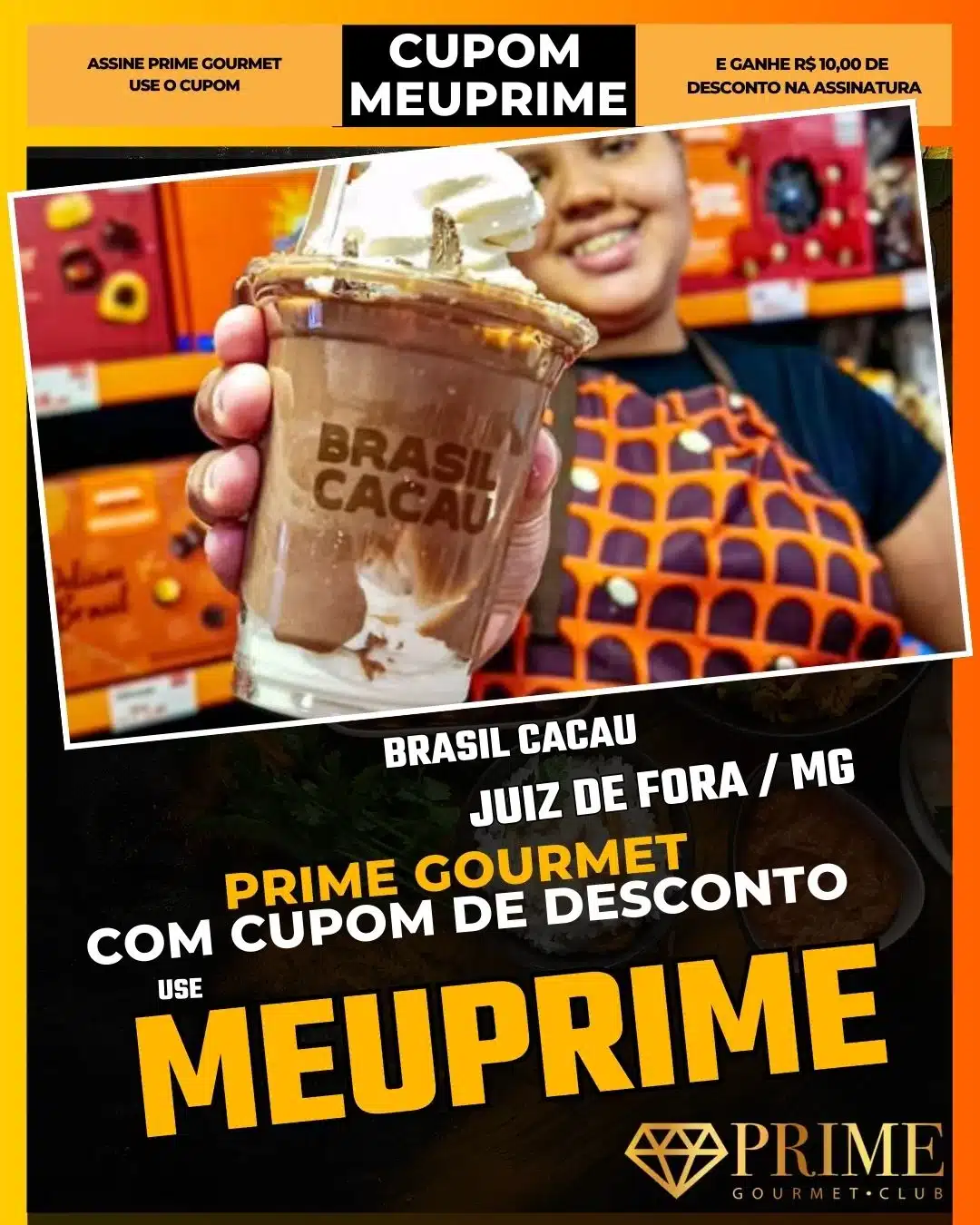prime gourmet juiz de fora mg cupom meuprime brasil cacau
